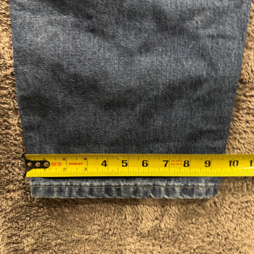 Wrangler Riggs Workwear Mens 44x30 Blue Denim Carpenter Jeans 94LSWDV - Picture 7 of 7